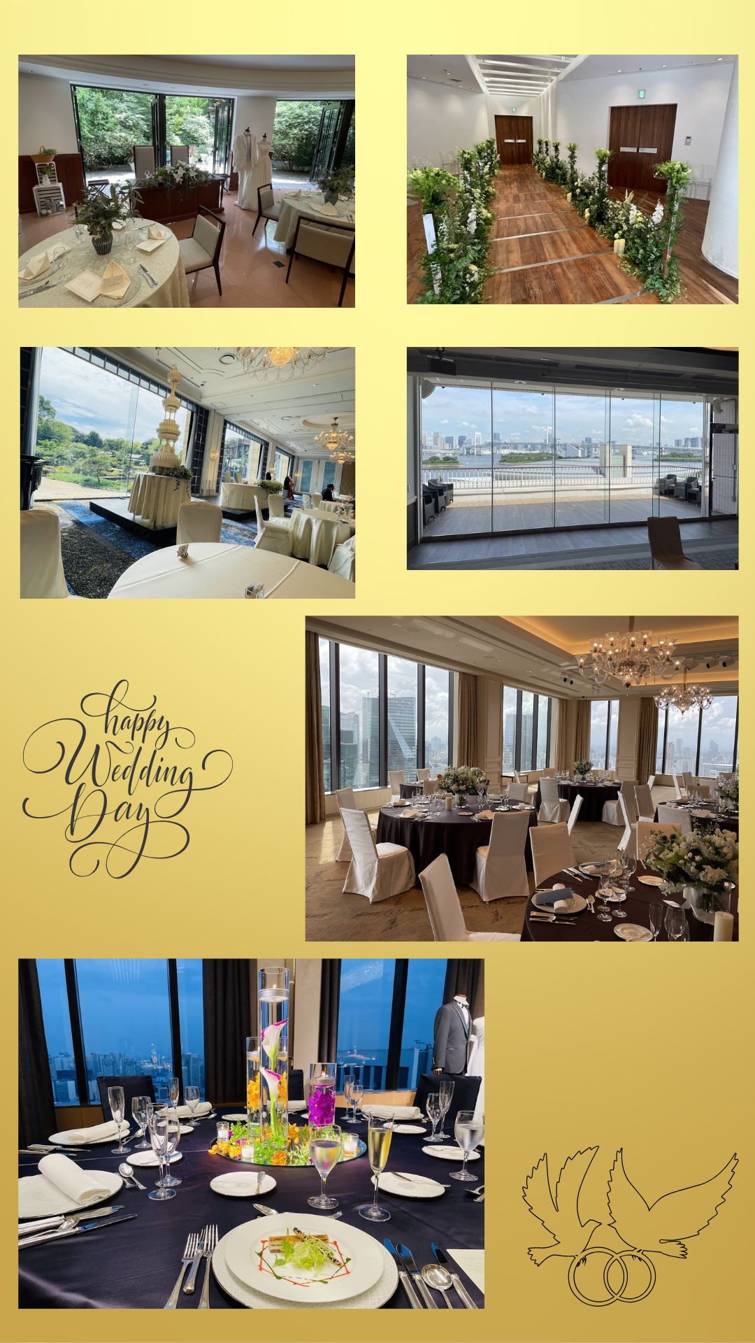 Beautifully Decorated Wedding Reception