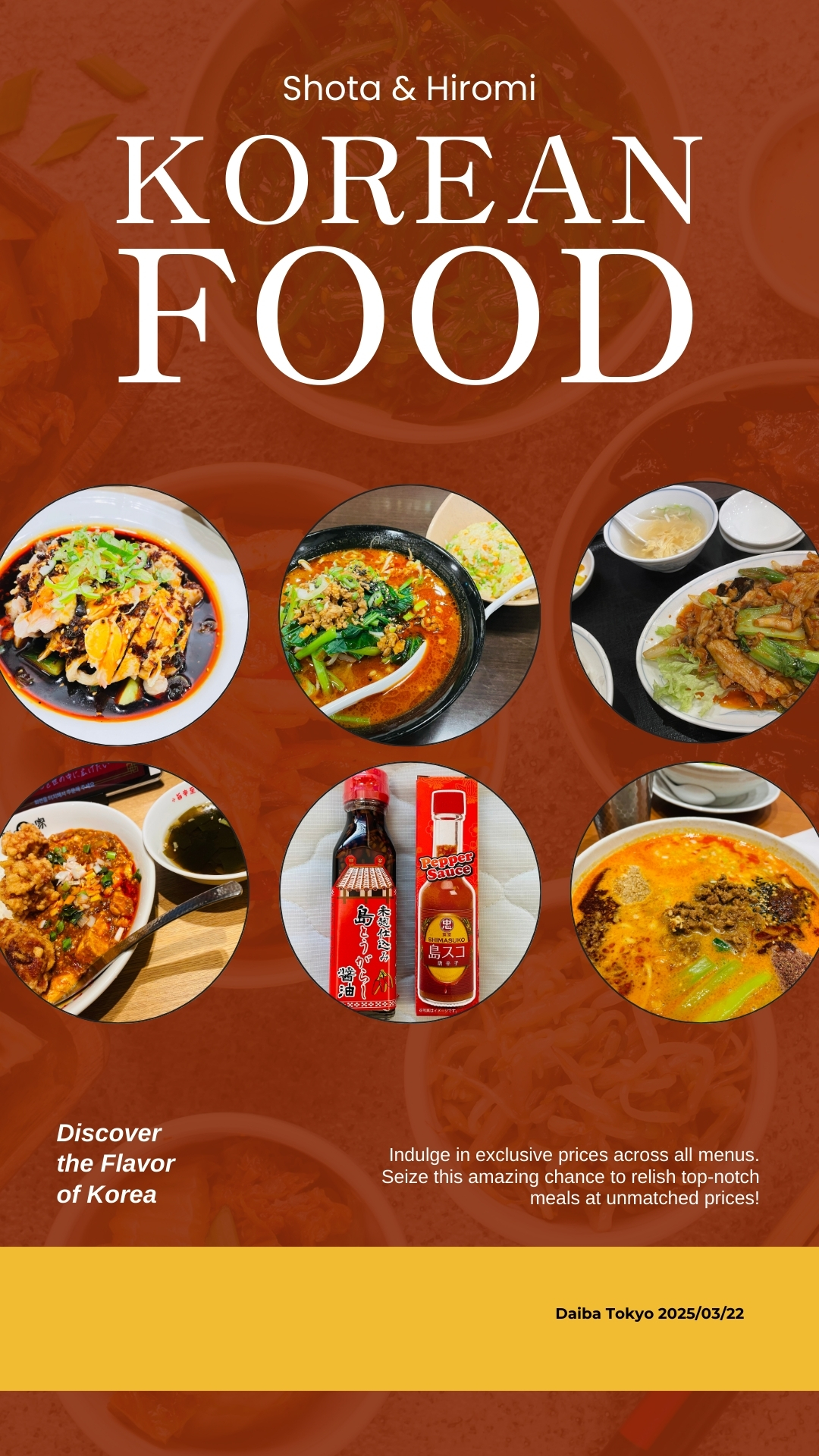 Spicy Korean Food Event