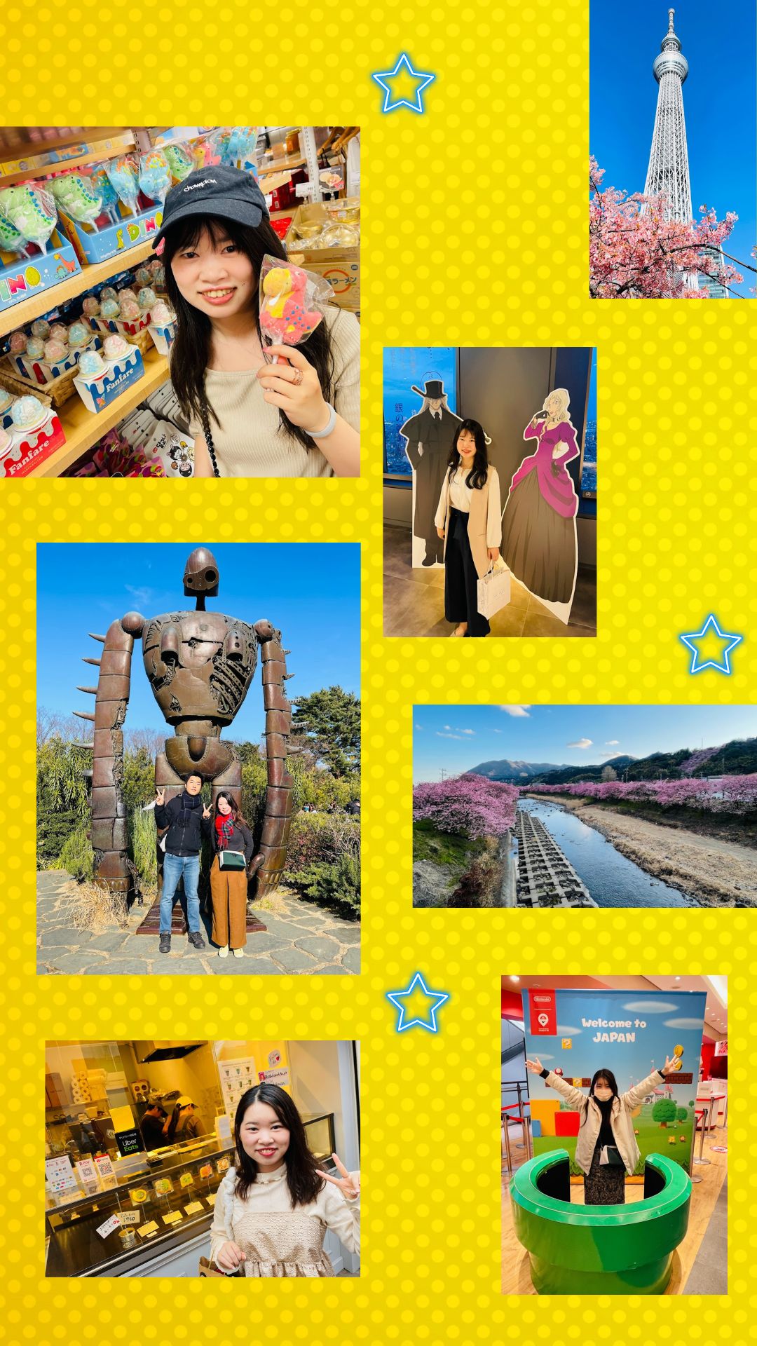 観光スポットや日本各地での思い出